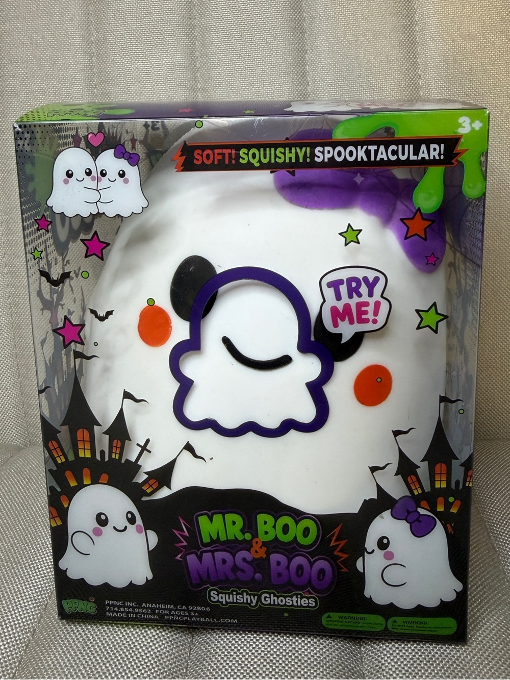 PPNC Mrs. Boo White Squishy Ghostie